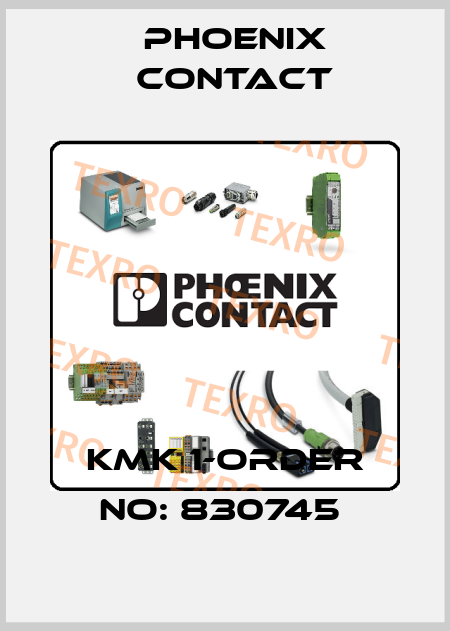 KMK 1-ORDER NO: 830745  Phoenix Contact