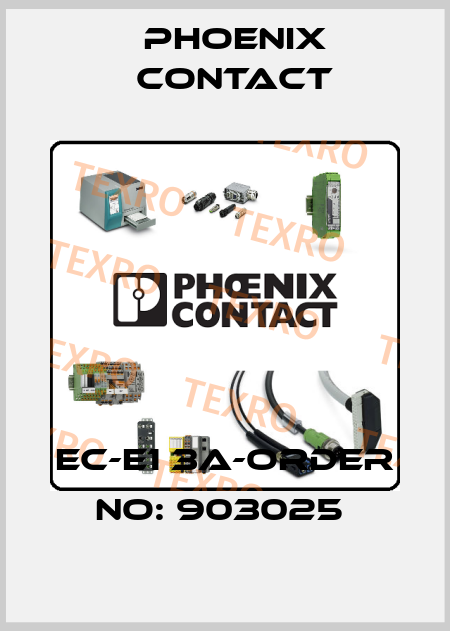 EC-E1 3A-ORDER NO: 903025  Phoenix Contact