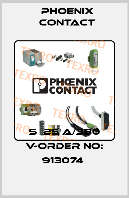 S  25 A/380 V-ORDER NO: 913074  Phoenix Contact