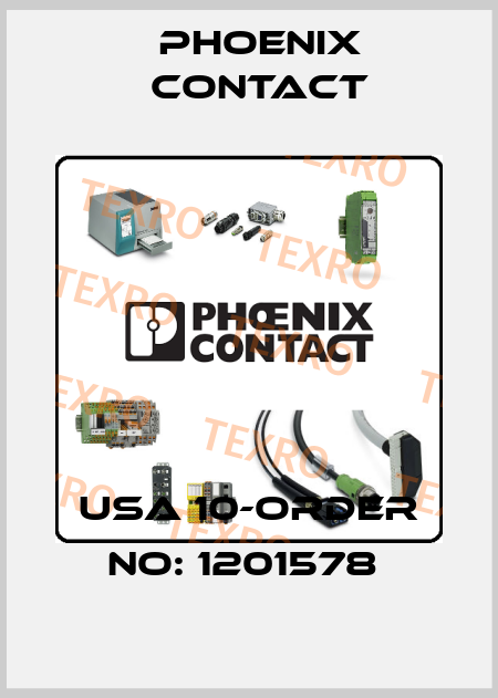 USA 10-ORDER NO: 1201578  Phoenix Contact
