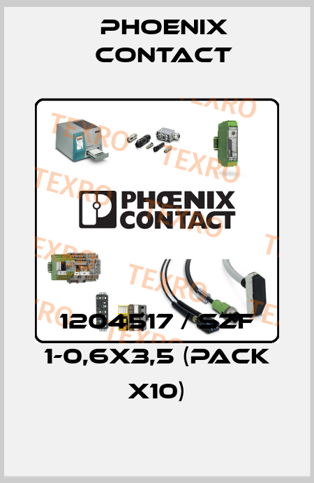 1204517 / SZF 1-0,6X3,5 (pack x10) Phoenix Contact