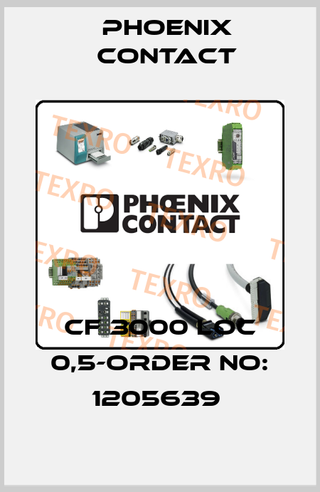 CF 3000 LOC 0,5-ORDER NO: 1205639  Phoenix Contact