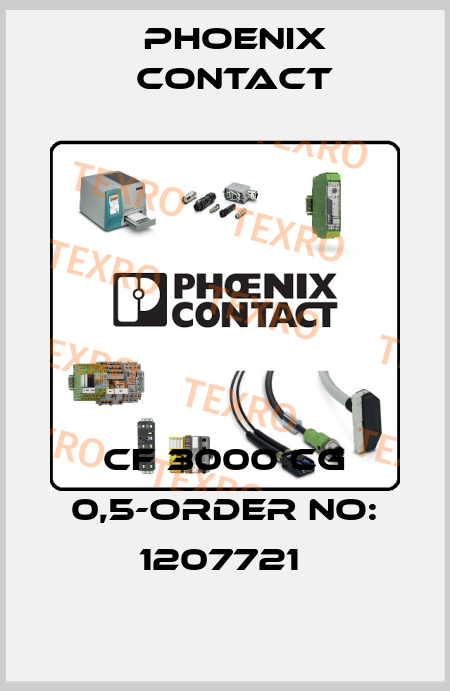 CF 3000 CG 0,5-ORDER NO: 1207721  Phoenix Contact
