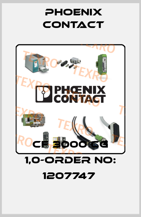 CF 3000 CG 1,0-ORDER NO: 1207747  Phoenix Contact