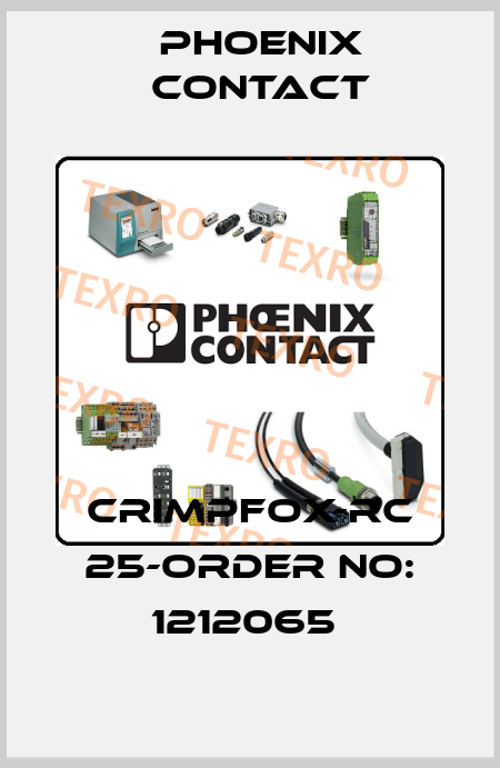 CRIMPFOX-RC 25-ORDER NO: 1212065  Phoenix Contact