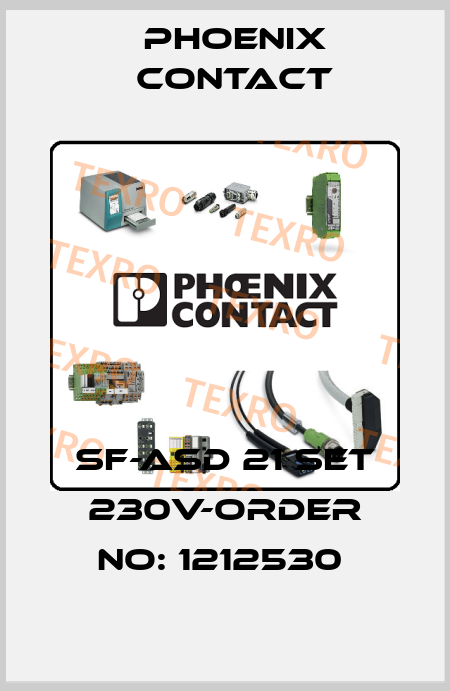 SF-ASD 21 SET 230V-ORDER NO: 1212530  Phoenix Contact