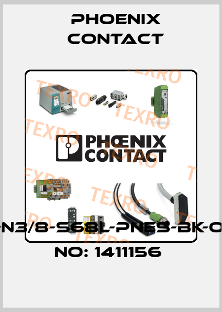 G-INS-N3/8-S68L-PNES-BK-ORDER NO: 1411156  Phoenix Contact