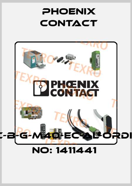 HC-B-G-M40-EC-AL-ORDER NO: 1411441  Phoenix Contact