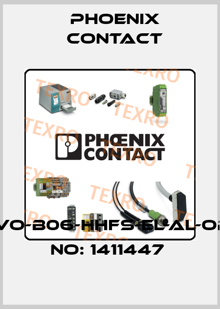 HC-EVO-B06-HHFS-EL-AL-ORDER NO: 1411447  Phoenix Contact