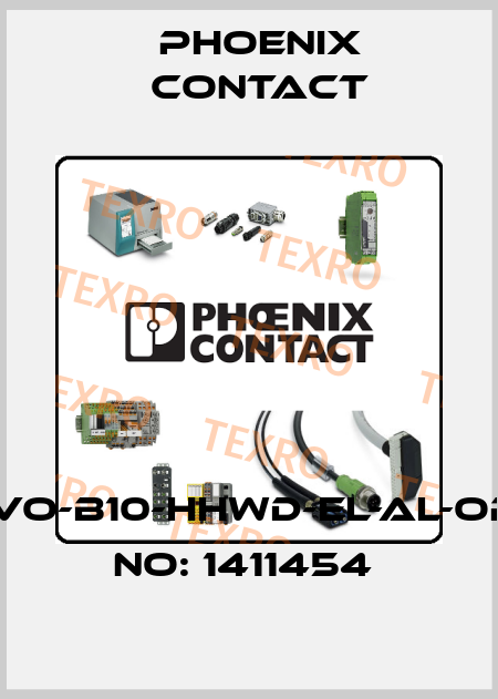 HC-EVO-B10-HHWD-EL-AL-ORDER NO: 1411454  Phoenix Contact