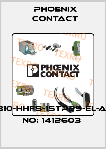 HC-STA-B10-HHFS-1STP29-EL-AL-ORDER NO: 1412603  Phoenix Contact
