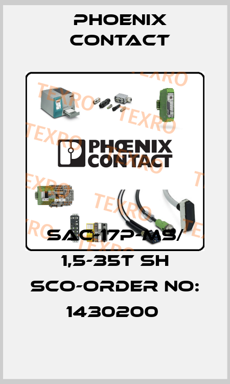 SAC-17P-MS/ 1,5-35T SH SCO-ORDER NO: 1430200  Phoenix Contact