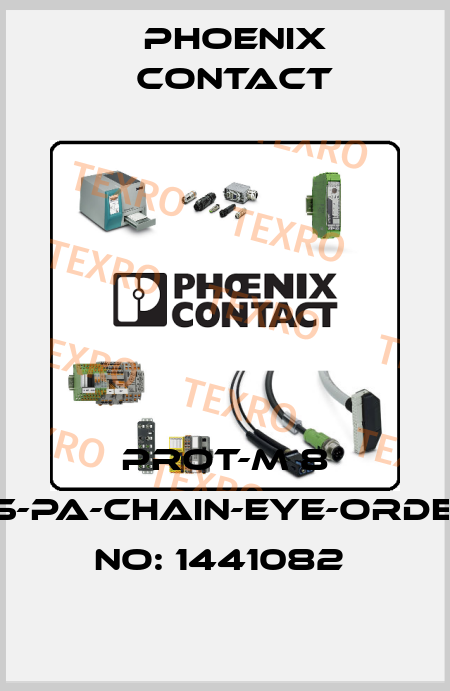 PROT-M 8 FS-PA-CHAIN-EYE-ORDER NO: 1441082  Phoenix Contact