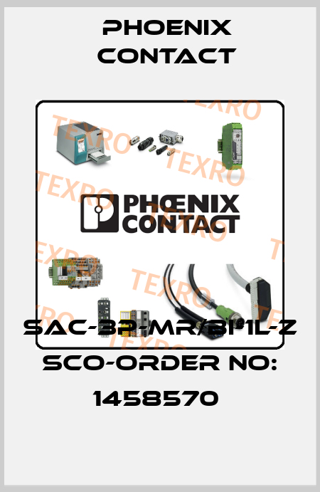 SAC-3P-MR/BI-1L-Z SCO-ORDER NO: 1458570  Phoenix Contact
