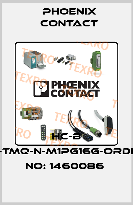 HC-B 10-TMQ-N-M1PG16G-ORDER NO: 1460086  Phoenix Contact