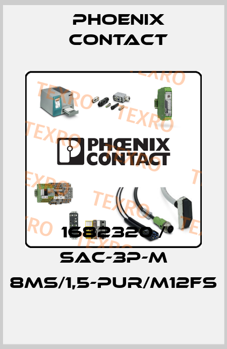 1682320 / SAC-3P-M 8MS/1,5-PUR/M12FS Phoenix Contact