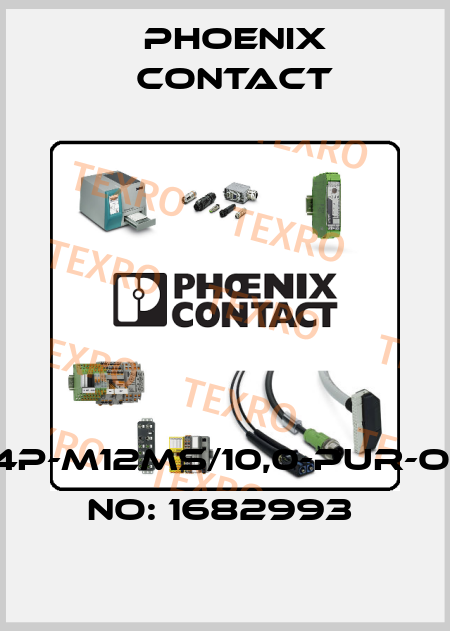 SAC-4P-M12MS/10,0-PUR-ORDER NO: 1682993  Phoenix Contact