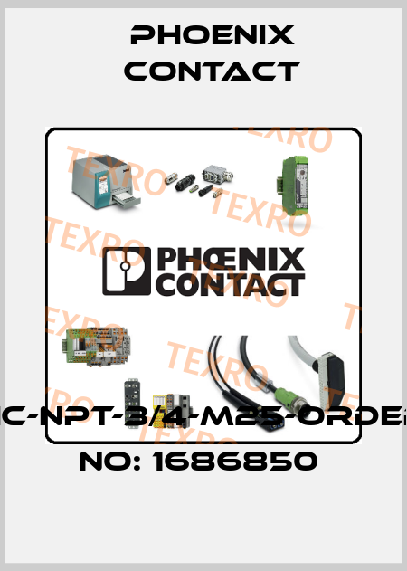 HC-NPT-3/4-M25-ORDER NO: 1686850  Phoenix Contact