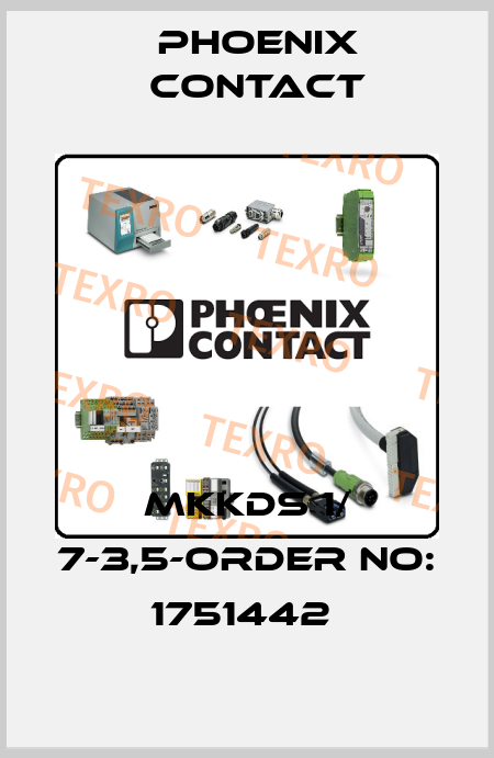 MKKDS 1/ 7-3,5-ORDER NO: 1751442  Phoenix Contact