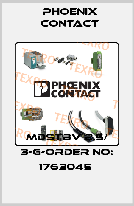 MDSTBV 2,5/ 3-G-ORDER NO: 1763045  Phoenix Contact