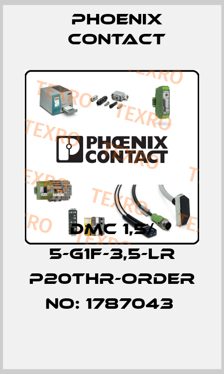 DMC 1,5/ 5-G1F-3,5-LR P20THR-ORDER NO: 1787043  Phoenix Contact