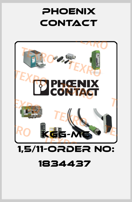 KGG-MC 1,5/11-ORDER NO: 1834437  Phoenix Contact