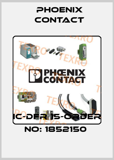 IC-DFR 15-ORDER NO: 1852150  Phoenix Contact