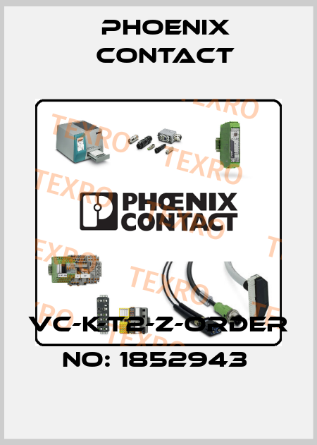 VC-K-T2-Z-ORDER NO: 1852943  Phoenix Contact