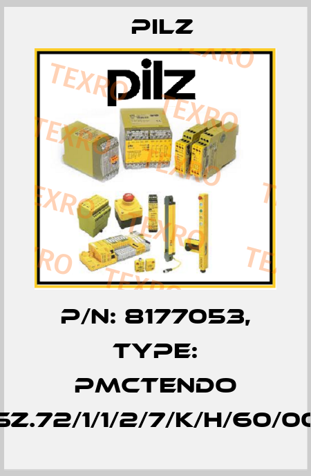p/n: 8177053, Type: PMCtendo SZ.72/1/1/2/7/K/H/60/00 Pilz