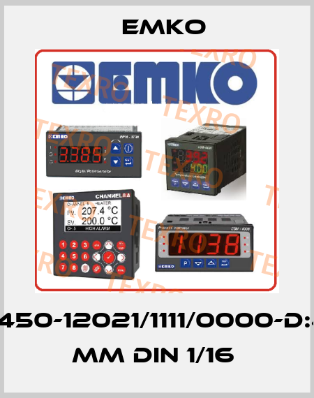 ESM-4450-12021/1111/0000-D:48x48 mm DIN 1/16  EMKO