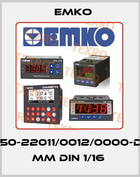 ESM-4450-22011/0012/0000-D:48x48 mm DIN 1/16  EMKO