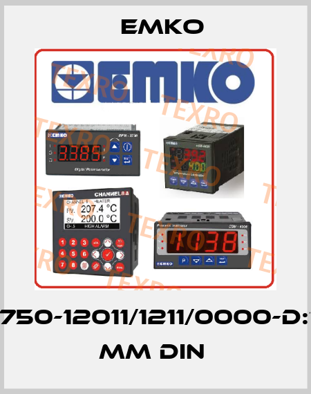 ESM-7750-12011/1211/0000-D:72x72 mm DIN  EMKO