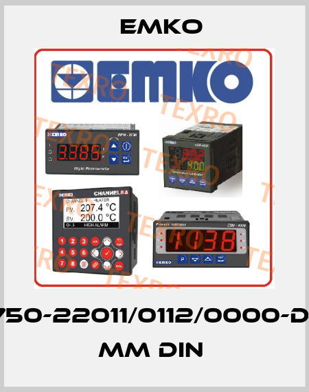 ESM-7750-22011/0112/0000-D:72x72 mm DIN  EMKO