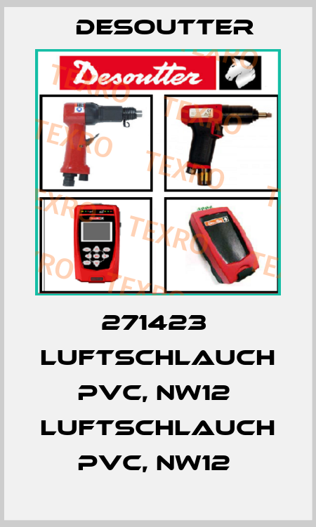 271423  LUFTSCHLAUCH PVC, NW12  LUFTSCHLAUCH PVC, NW12  Desoutter