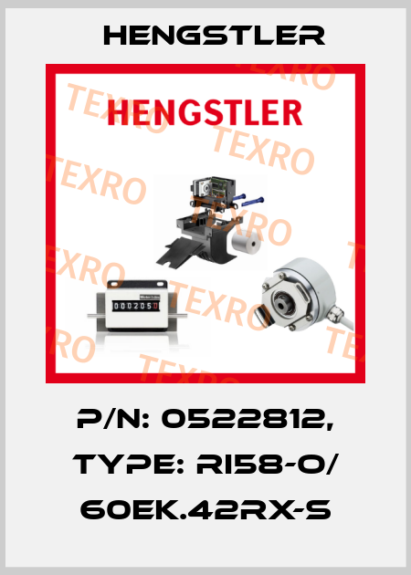 p/n: 0522812, Type: RI58-O/ 60EK.42RX-S Hengstler