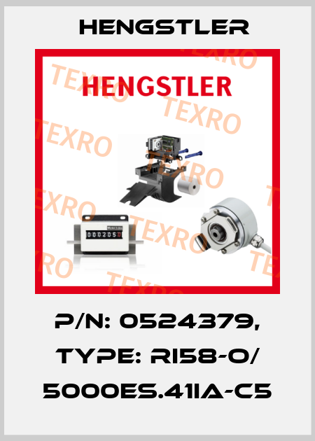 p/n: 0524379, Type: RI58-O/ 5000ES.41IA-C5 Hengstler