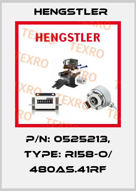 p/n: 0525213, Type: RI58-O/ 480AS.41RF Hengstler