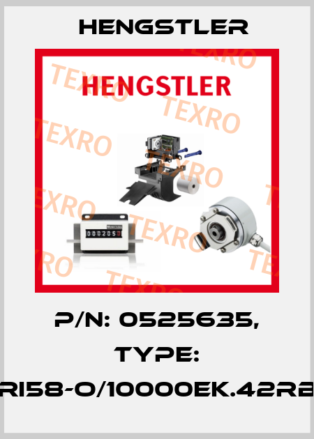 p/n: 0525635, Type: RI58-O/10000EK.42RB Hengstler