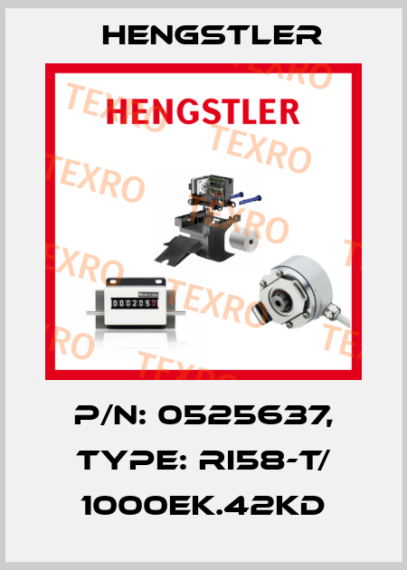 p/n: 0525637, Type: RI58-T/ 1000EK.42KD Hengstler