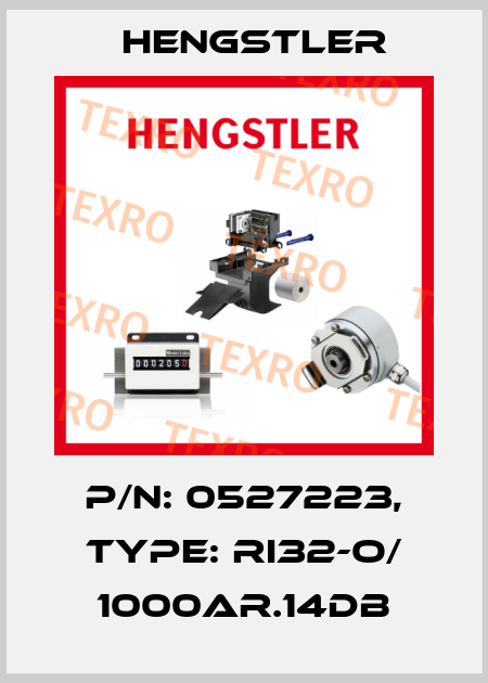 p/n: 0527223, Type: RI32-O/ 1000AR.14DB Hengstler