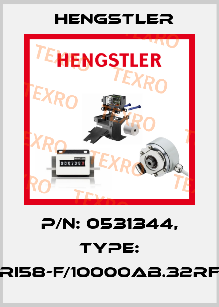 p/n: 0531344, Type: RI58-F/10000AB.32RF Hengstler