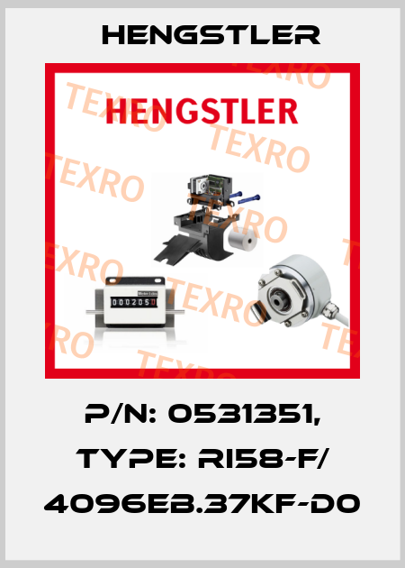 p/n: 0531351, Type: RI58-F/ 4096EB.37KF-D0 Hengstler