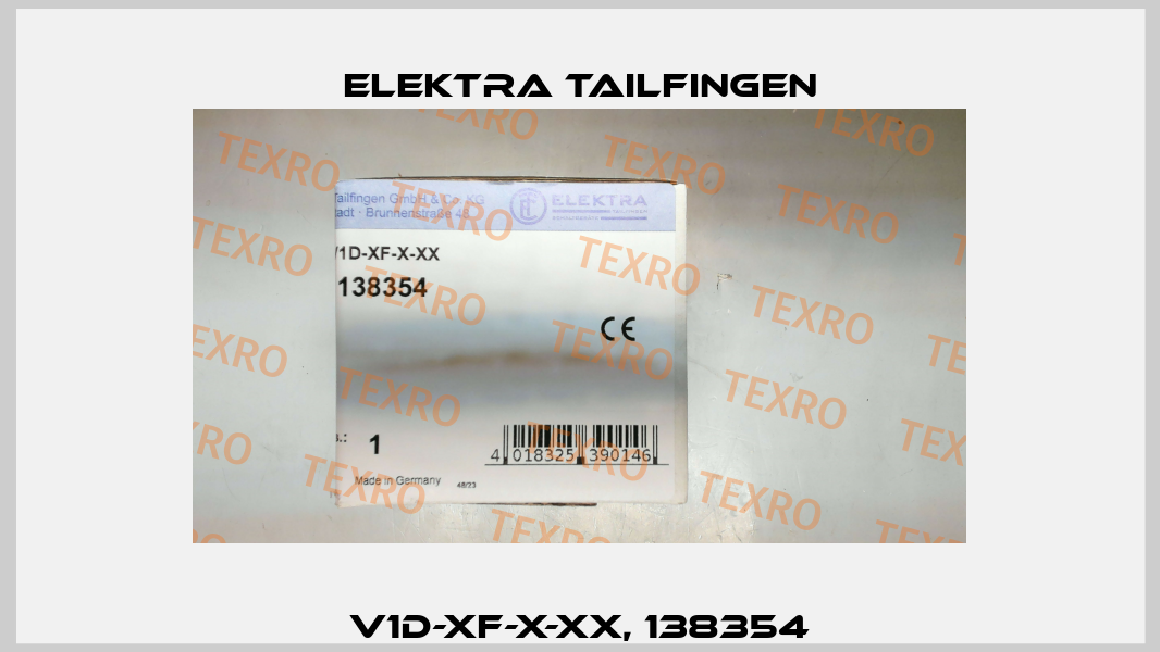 V1D-XF-X-XX, 138354 Elektra Tailfingen