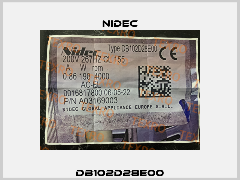 DB102D28E00 Nidec