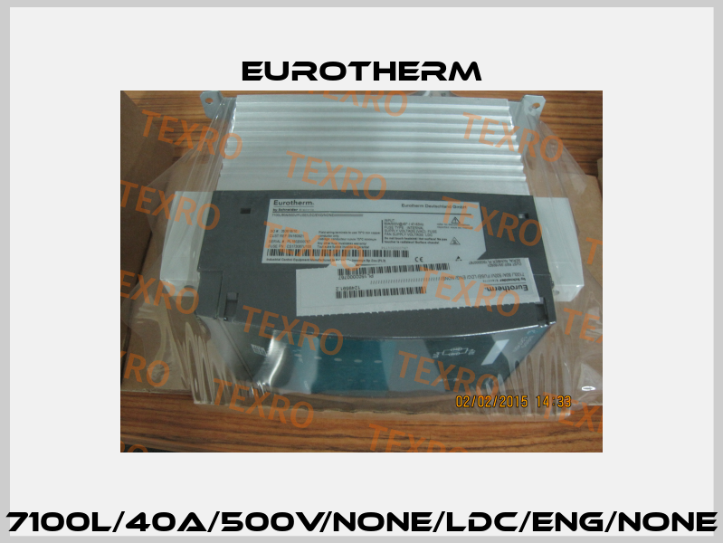 7100L/40A/500V/NONE/LDC/ENG/NONE Eurotherm