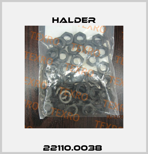 22110.0038  Halder