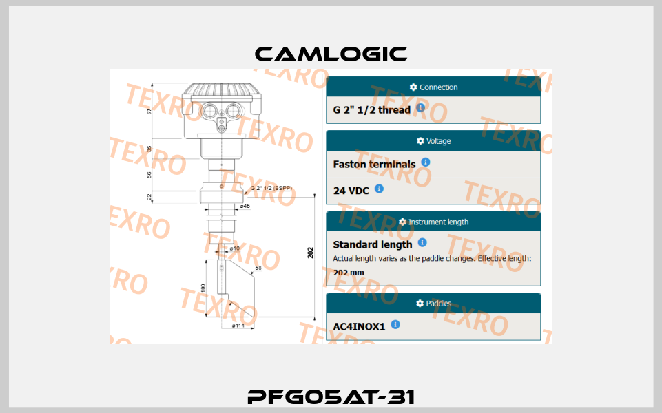 PFG05AT-31 Camlogic