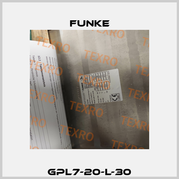 GPL7-20-L-30 Funke