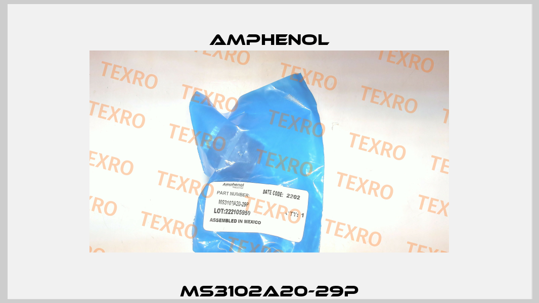MS3102A20-29P Amphenol