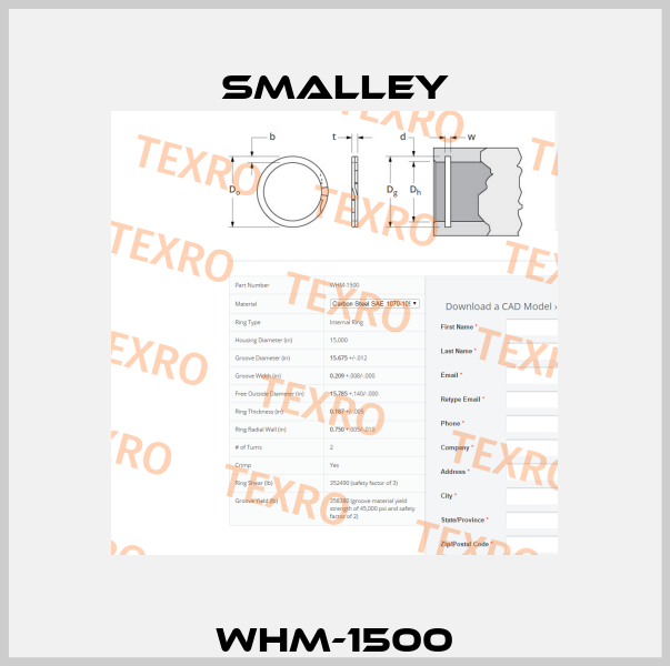 WHM-1500 SMALLEY